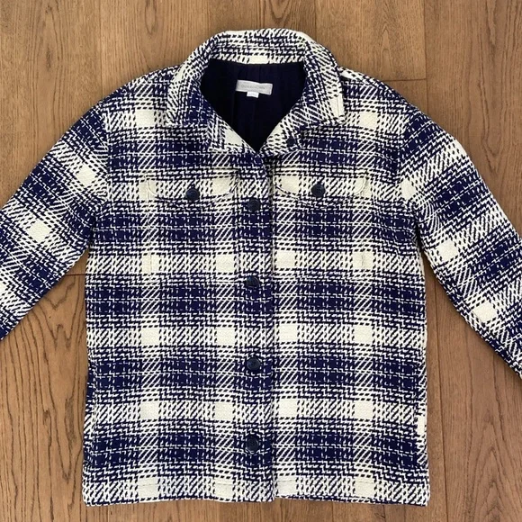 Outerknown Blue and White Plaid Jacket - Picture 7 of 11